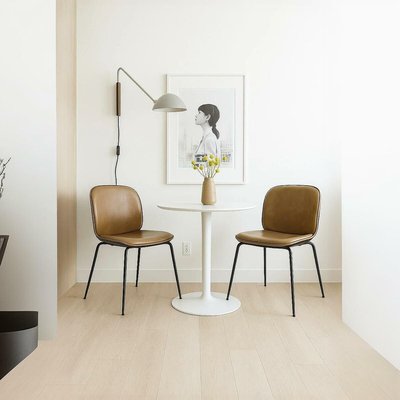 Комплект из двух стульев из экокожи и металла SO'HOME