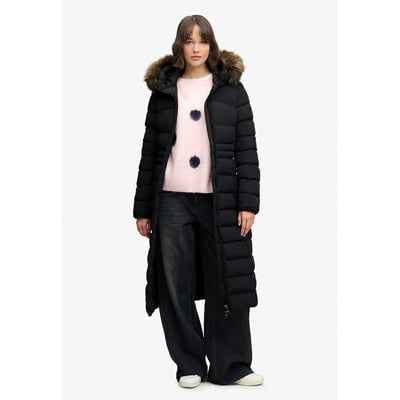 Veste Fuji Longue à Capuche en imitation Fourrure SUPERDRY