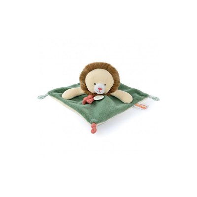 Doudou plat Lion Couleurs savane DOUDOU ET COMPAGNIE