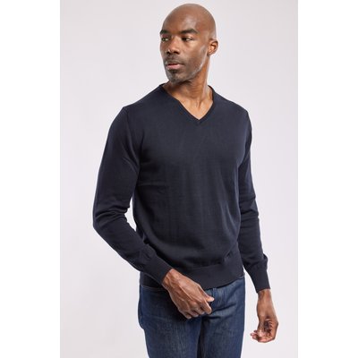 Pull col V en coton HENVIC ARMOR-LUX