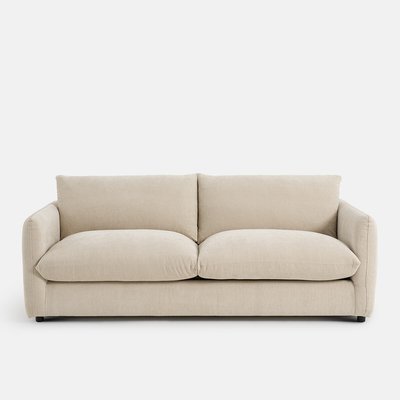 Canapé convertible, 2, 3 ou 4 places, en polyester chiné, YDE LA REDOUTE INTERIEURS