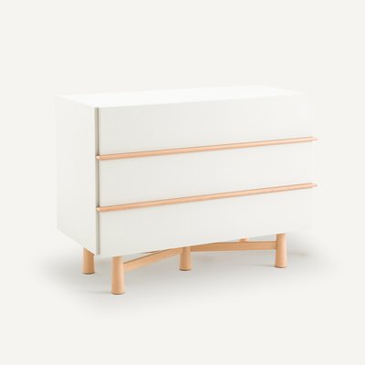 Ladekast in gelakt MDF en massief beukenhout, Japoto AM.PM