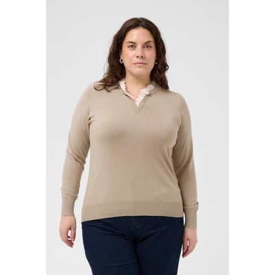 Pullover tricoté KAFFE CURVE