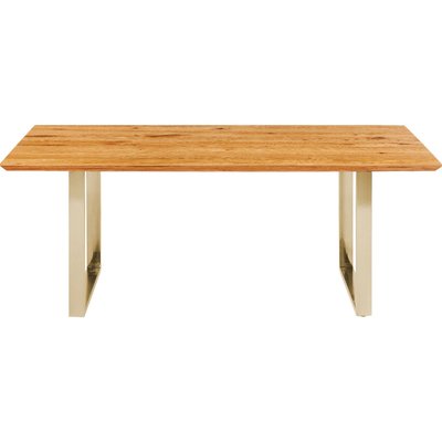 Table Symphony 180x90cm chêne laiton KARE DESIGN