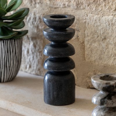 Azuaga Marble Tealight Candlestick SO'HOME
