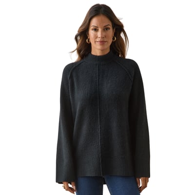 Pull avec laine col montant DAXON