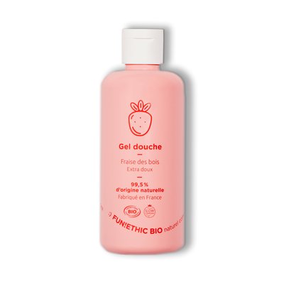 Gel douche bio extra-doux fraise des bois FUN'ETHIC