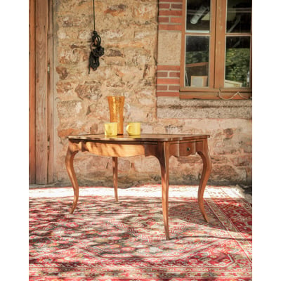 Table basse aux pieds fuselés Léonie N°1171 - Bon état DEBONGOUT