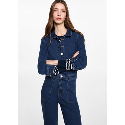 Combinaison évasée denim MANGO TEEN