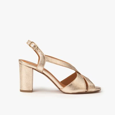 Sandale cuir pailleté LILLY MAISON TOUFET