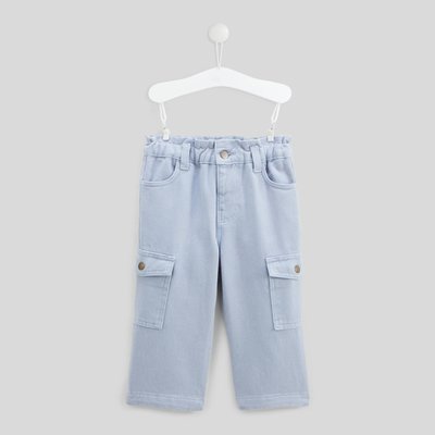 Pantalon uni en twill avec poches côté BOUT'CHOU