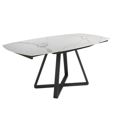 Table à manger en porcelaine et acier ANGEL CERDA