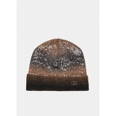 Bonnet en laine mélangée dégradée LIU JO