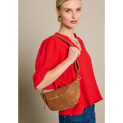 Sac banane suedine LOLALIZA