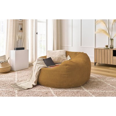 Pouf velours côtelé, VOLTAIRE BOBOCHIC