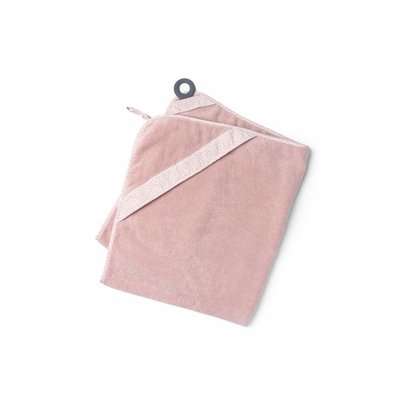 Cape de bain XL avec anneau de dentition Dry'n Play White BABYMOOV