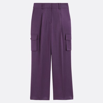Pantalon cargo droit en Lyocell LA REDOUTE COLLECTIONS