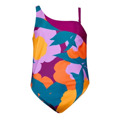 Maillot de bain asymétrique 1 pièce motif/style floral SPEEDO