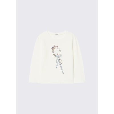 T-shirt a manches longues avec imprimé LIU JO