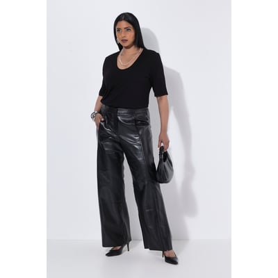 Pantalons en cuir nappa Rose ULLA POPKEN