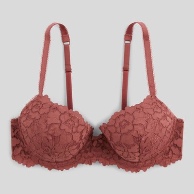 Soutien-gorge corbeille paddé CAMILLE en dentelle MONOPRIX
