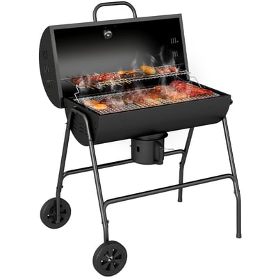 Fumeur Métal Noir OUTSUNNY