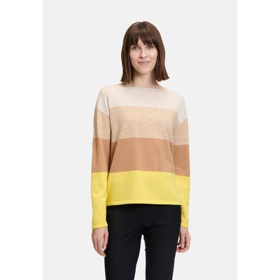 Pull-over en fine maille à motif colour blocking BETTY BARCLAY