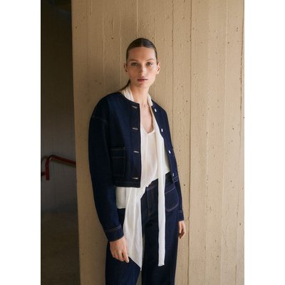 Veste en jean rinse wash MANGO