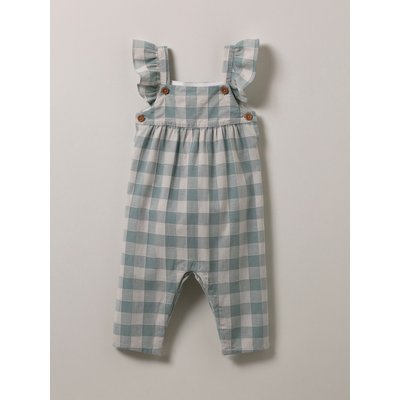 Salopette vichy en lin et coton CYRILLUS