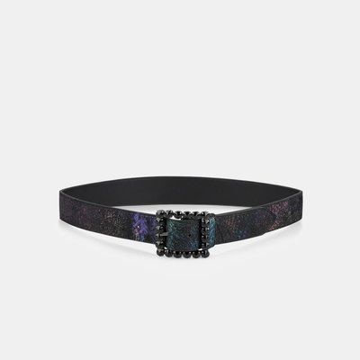 Ceinture en cuir avec boucle carrée ALMA EN PENA