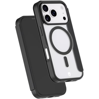 Etui iPhone 17 Pro Folio MagSafe Noir FORCE CASE