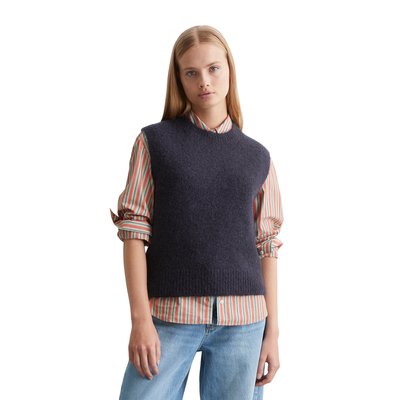 Pull-over régulier en mélange moelleux de laine vierge et de mohair MARC O’POLO DENIM