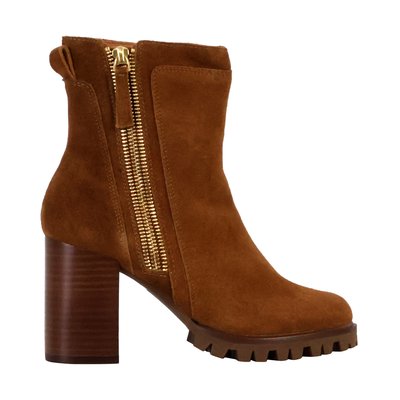Bottines à Talon Cuir Silene EMILIE KARSTON