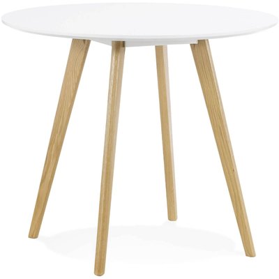 Table à diner en bois, ronde, Spaco KOKOON DESIGN