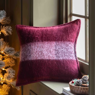 Check Faux Moira Cushion ÉDITÉ