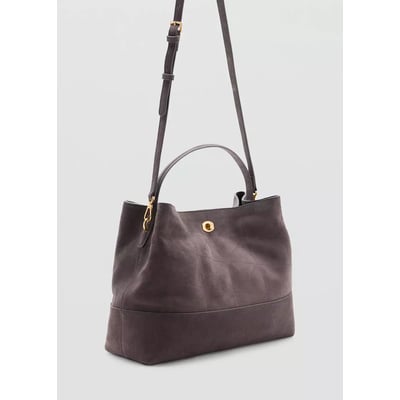 Sac seau cuir MANGO