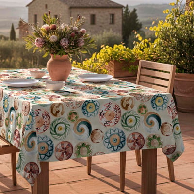 Nappe anti-taches Masai - 100% coton - NAF NAF HOME
