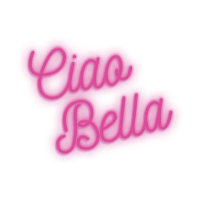 Eclairage néon CIAO BELLA CANDYSHOCK