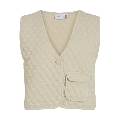 Sleeveless Quilted Cardigan VILA