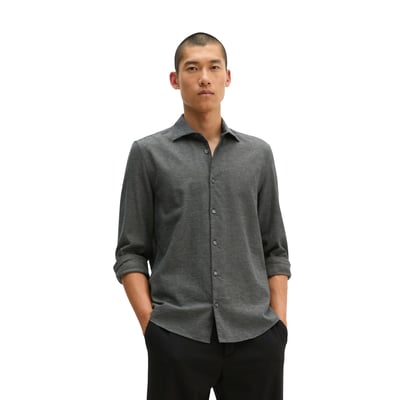 Chemise en flanelle, coupe ajustée en coton bio léger MARC O'POLO