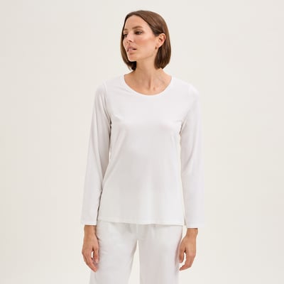Tee-shirt manches longues col rond en jersey LES BASIQUES LAURENCE TAVERNIER