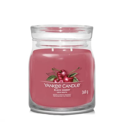 Bougie signature cerise griotte modèle moyen YANKEE CANDLE