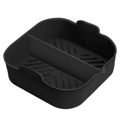 Square Solid Air Fryer Tray With Divider TOWER