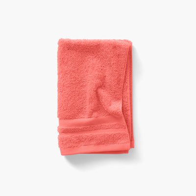 Serviette invité coton LOLA II CARRE BLANC