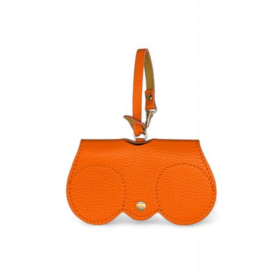 Etui à lunettes en cuir grainé PEANUT OH MY BAG