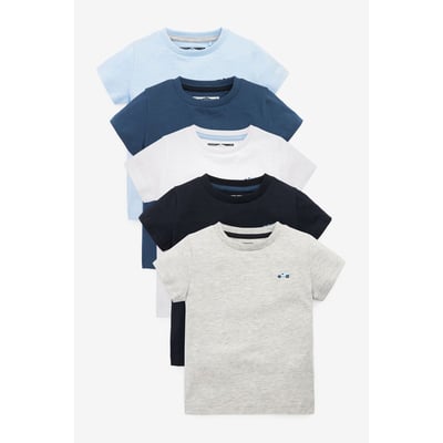 T-Shirts à manches courtes, lot de 5 NEXT
