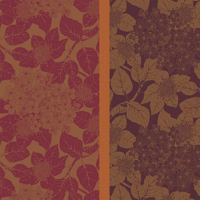 Serviette pur coton HORTENSIAS GARNIER-THIEBAUT