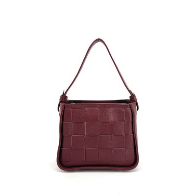Mini-sac en cuir grainé tressé CHESSY OH MY BAG