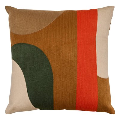 Coussin en coton brodé déhoussable HARY ATMOSPHERA