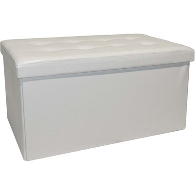 Banc coffre polyuréthane couvercle capitonné JARDINDECO